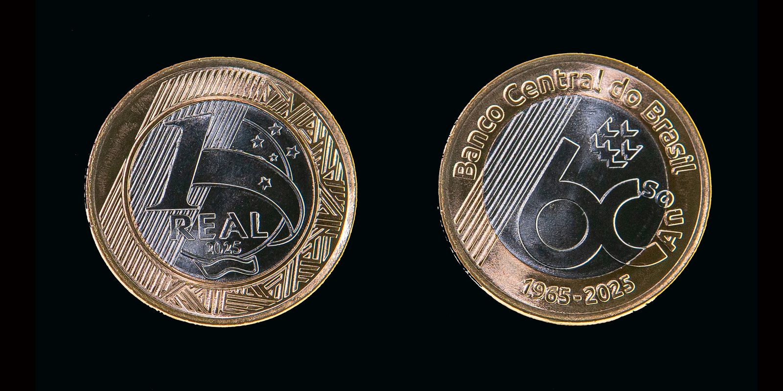 Banco Central lança moeda comemorativa de R$ 1 pelos 60 anos do órgão