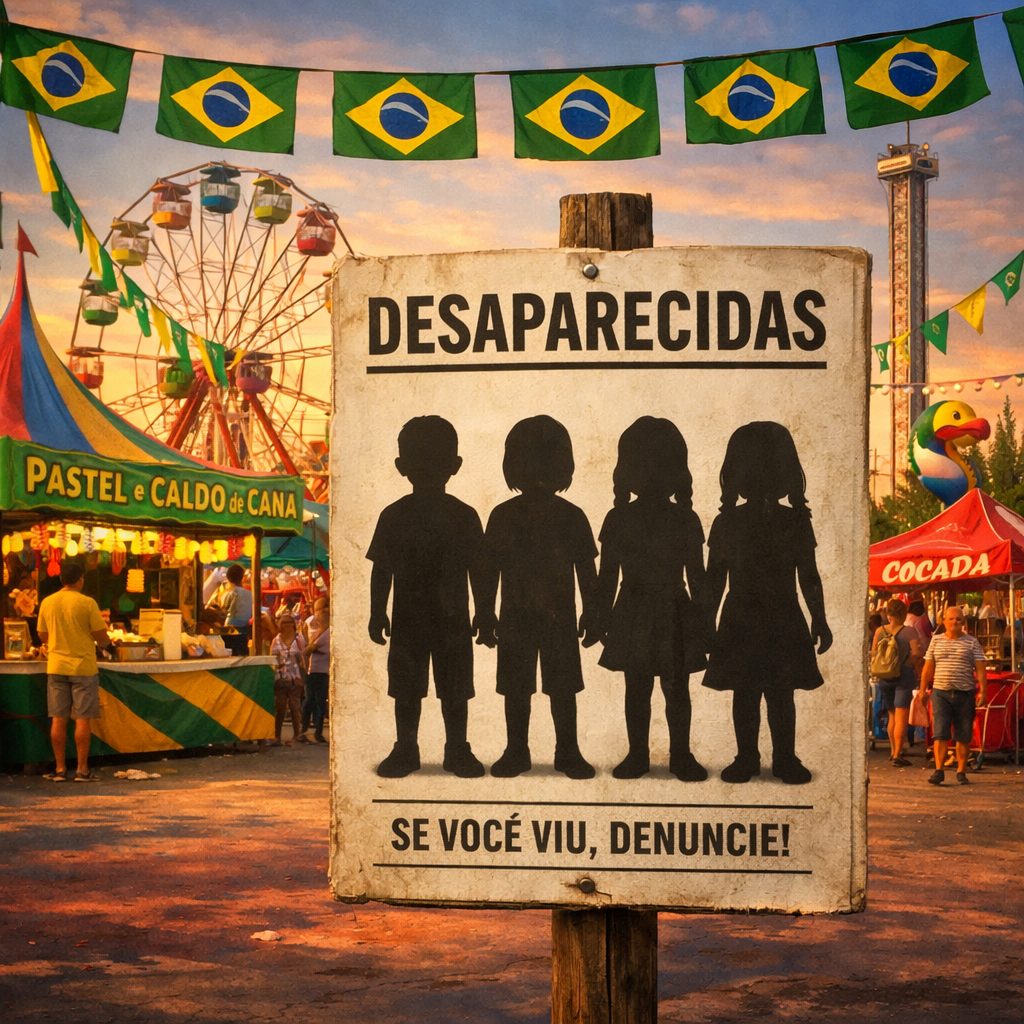 Brasil registra 23,9 mil crianças desaparecidas em 2025: uma média de 66 casos por dia