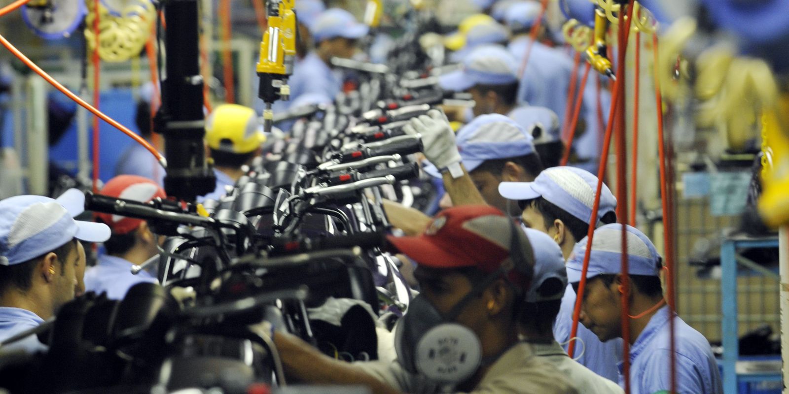 Produção de motos cresce 1,7% e tem melhor 1º bimestre em 15 anos