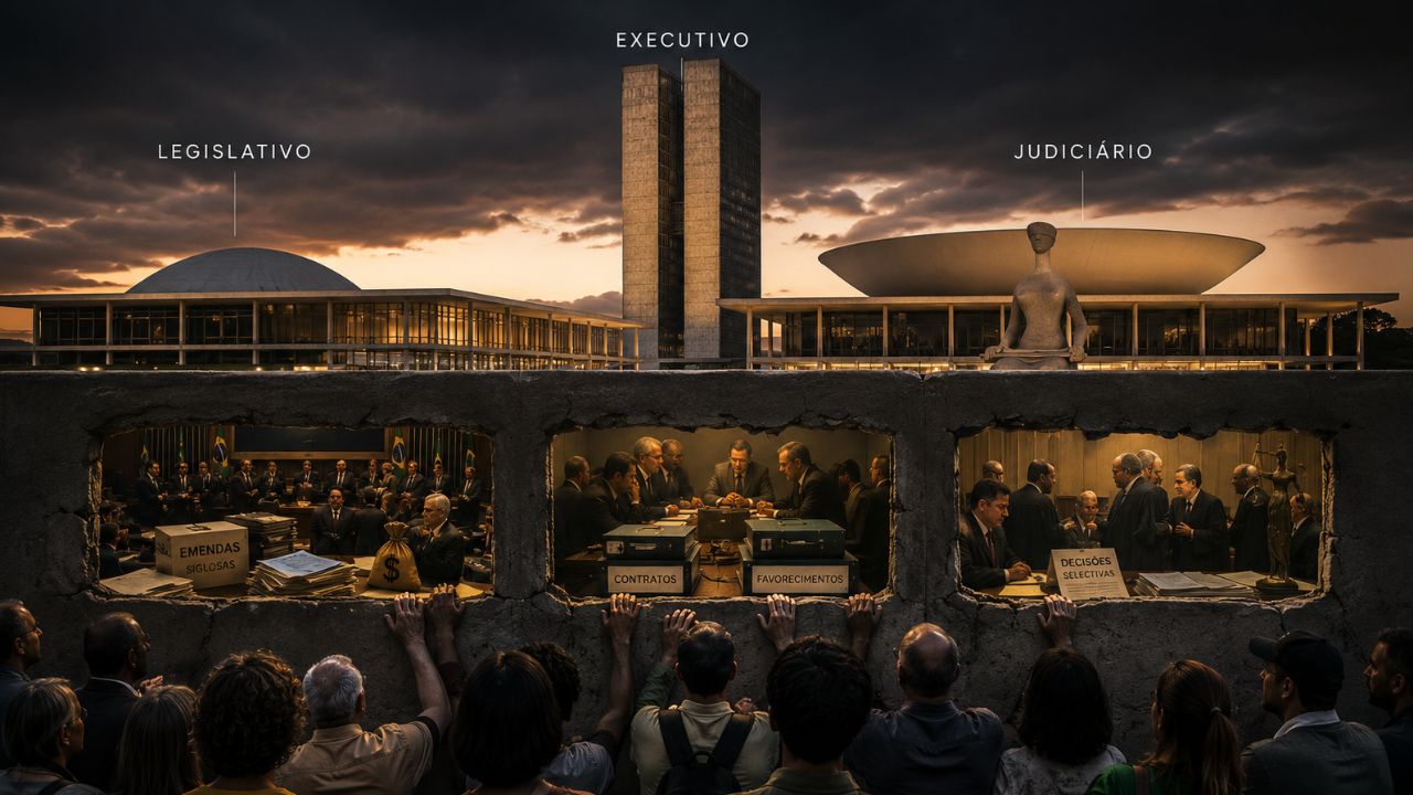 O rei está nu e a estátua da Justiça está pelada